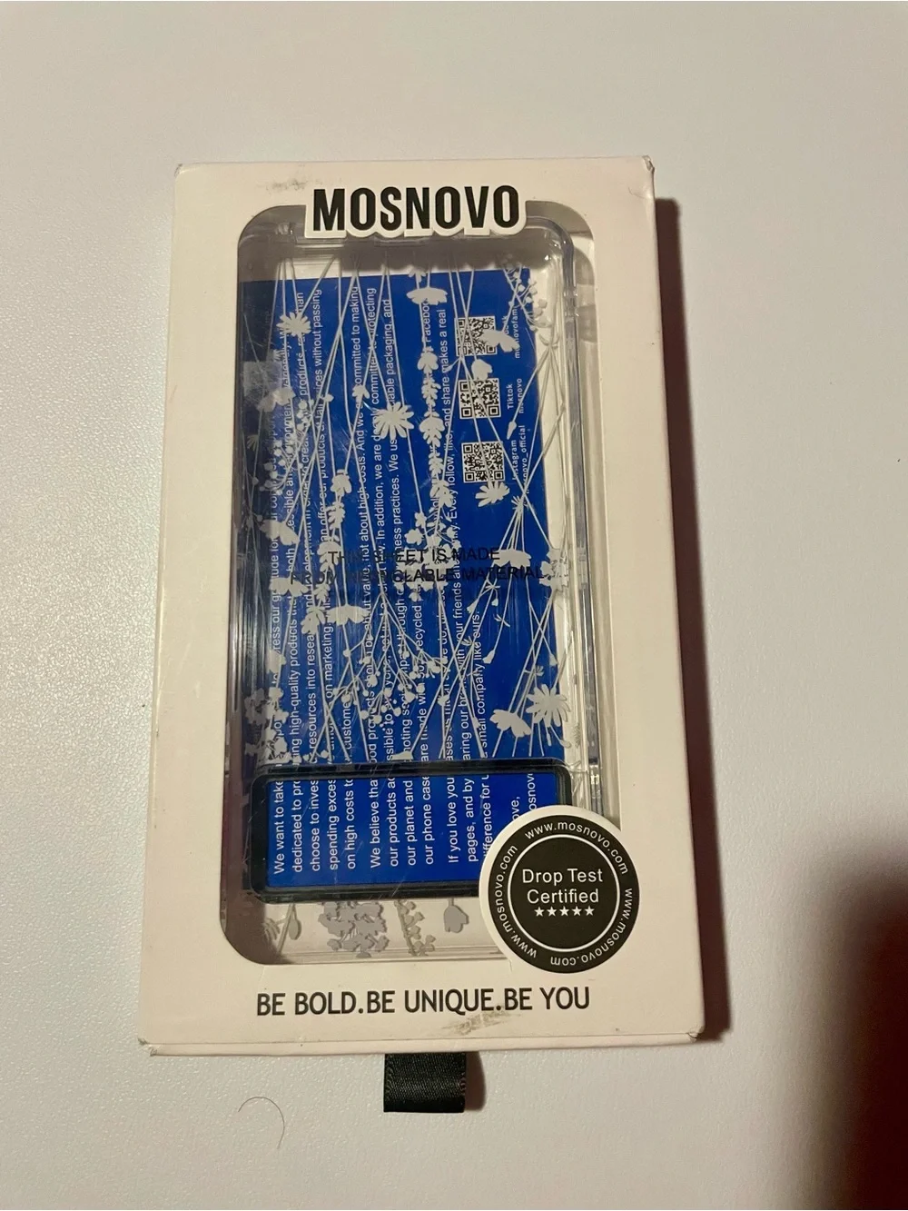 MOSNOVO Google Pixel 7 Pro Case New Sealed White Floral Military Grade Drop